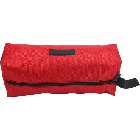 Sac à outils multifonctionnel épais pour électricien, portable et imperméable, en tissu Oxford 1680D, taille L (rouge) (1/5)