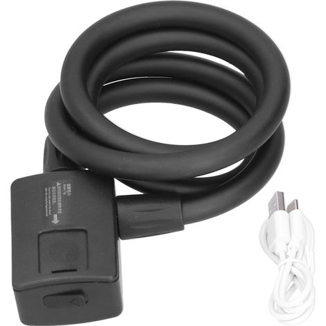 Verrou de vélo électrique 3.7V Bluetooth avec empreinte digitale, étanche et antidérobage pour cyclisme (1/5)