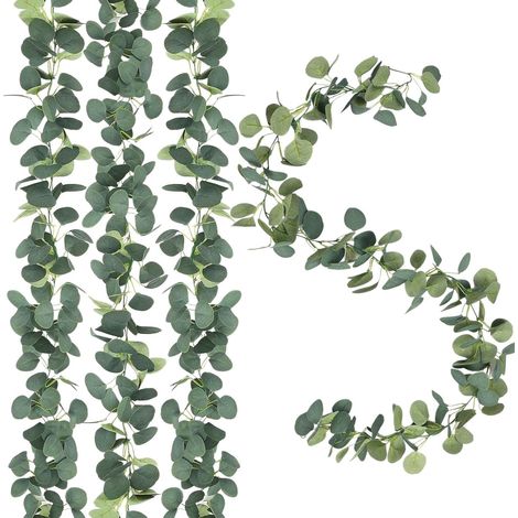 Set of 4 Artificial Leaf Garlands - Eucalyptus Garland (1/5)