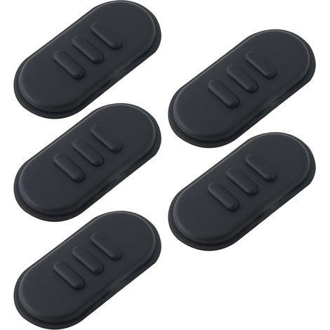 Store Lot de 5 Boutons de Talkie-walkie PTT pour Radio Bidirectionnelle Interrupteurs Compatible avec Motorola A10 A12 A10D CP110 EP150 A9D Noir (1/5)