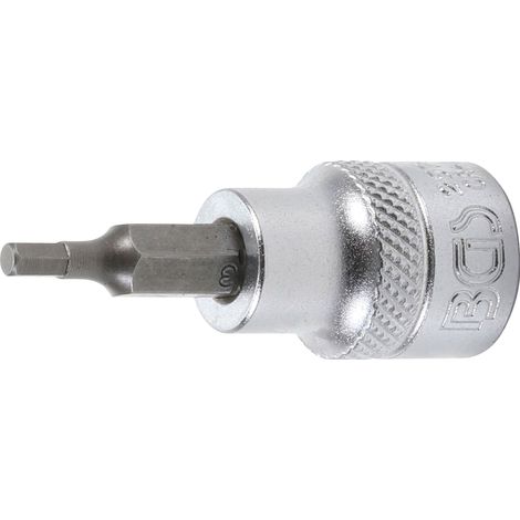 BGS  Punta  de  impacto  para  llaves  de  vaso  de  10  mm  (3/8")  hexágono  interior  3  mm  -  2576