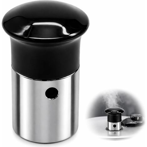 Soupape de Sécurité Noire pour Cocotte Minute, Pièce de Rechange Compatible avec Autocuiseur Authentique, Valve de Fonctionnement pour une Cuisson Parfaite (1/5)