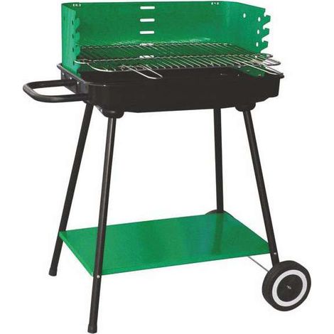 Barbecue Rettangolare Base Metallo 57X37 h 68 Lapillo 08208