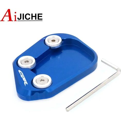 (Bleu) Béquille latérale CNC pour moto, extension et support compatibles avec HONDA CBR250RR CBR 250 RR CBR250 RR 2017-2023 maxpower (1/4)