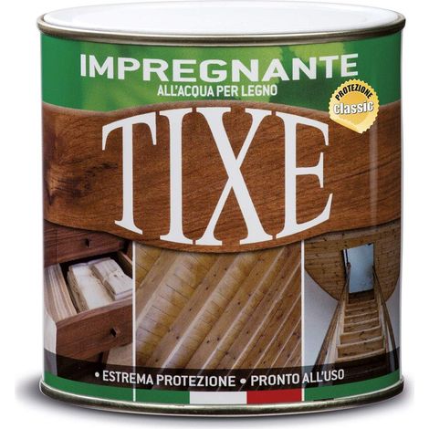 Tixe 2,5lt impregnante all'acqua noce scuro - per esterni ed interni (1/4)