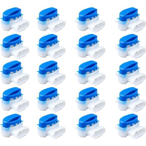20 Pieces Connecteur Etanche, Connecteurs de Câble, Connecteur Electrique Etanche Sertis Gel, compatible avec Interfaces pour Robots Tondeuses, Appareils Électroménagers et Machines Légères (1/5)