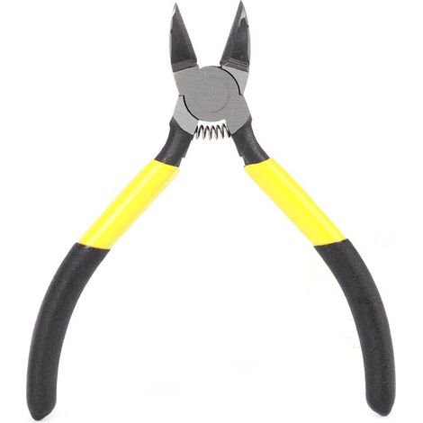 Pince Diagonale - Acier Haut Carbone - 5 Pouces - Pour Plastique Fil Cuivre Fil Fer - 1 Pièce (1/5)