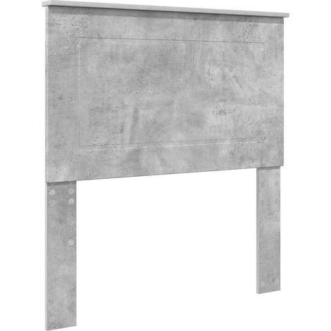 Maison Exclusive - Cabecero Gris Concreto 100 cm Madera de ingeni