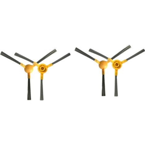 Lot de 4 brosses latérales de rechange pour aspirateur robot Haier T550W T560H - Accessoires de nettoyage durables (1/5)