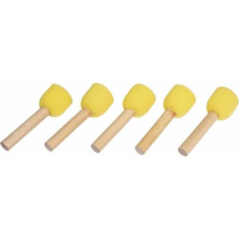 Pinceau éponge - sct.-LS - 3 cm - Lot de 5 pièces