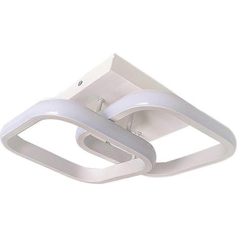 Plafonnier LED moderne à trois couleurs, lampe minimaliste pour chambre ou salle à manger. (1/5)