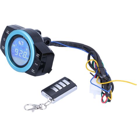 Amplificateur Audio Moto DC12V Lecteur MP3 Radio FM 87.5-108MHz Télécommande Porte-clés (1/5)
