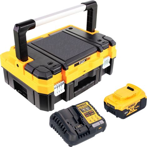 DeWalt DCB 1104 P1T Akku Starter Set 18 V mit 1x Akku 5,0 Ah + DCB 1104 Ladegerät + TSTAK (1/5)
