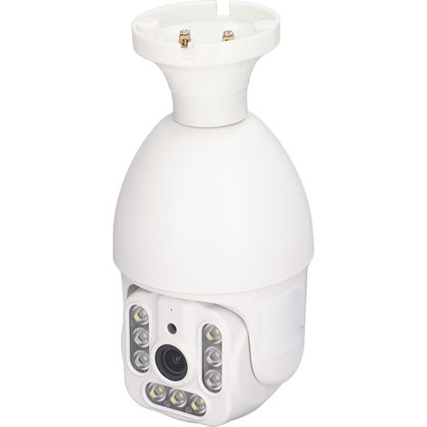 Caméra de surveillance sans fil WiFi 4MP, interphone bidirectionnel, détection de mouvement, ampoule E27 IP67 étanche, alimentation AC110-240V (1/5)