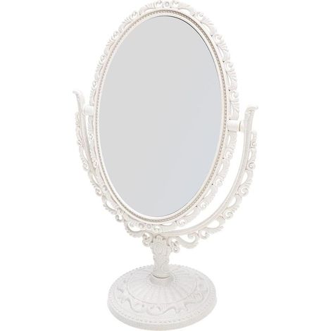 Miroir de table vintage pour coiffeuse. cosmétique haute résolution à surface claire et sans distor (1/5)