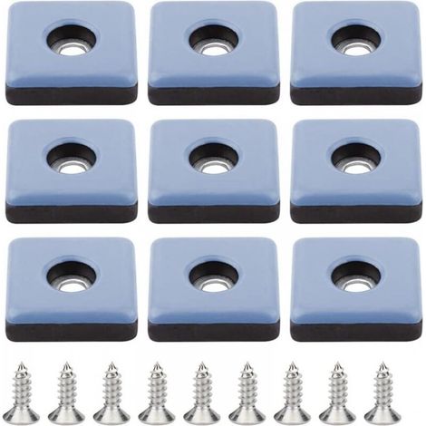Lot de 24 patins de meubles de 25 mm avec vis pour pieds de chaise (1/5)