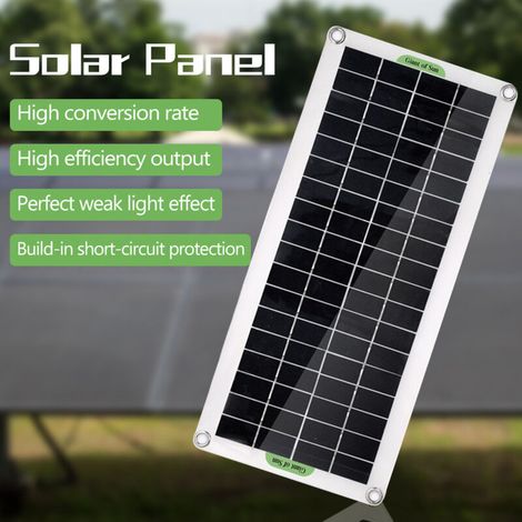 30W Flexibles polykristallines Solarpanel für Wohnmobilreisen, Notstromversorgungszubehör (1/5)