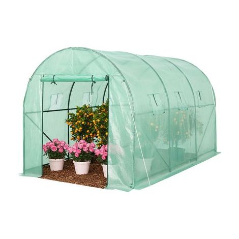 Frühbeet Strend Pro Greenhouse, Walk-in, Folie, 200x350x200 cm, Foliengewächshaus