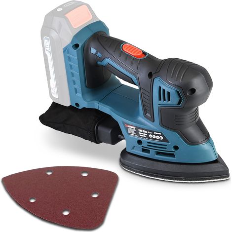 Ponceuse triangulaire 20V max livrée sans batterie ni chargeur