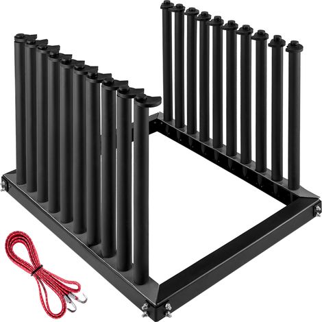 Mophorn Soporte para parabrisas de 5 plazas, soporte de acero para parabrisas de camión, soporte para ventana automotriz de 24 pulgadas de altura, con almohadilla de PVC y acolchado de espuma