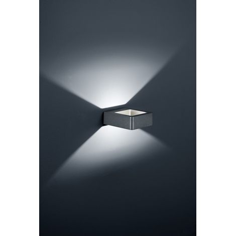 Reno Aplique de exterior Doble Led Light IP54 Antracita Trio Lighting (1/5)