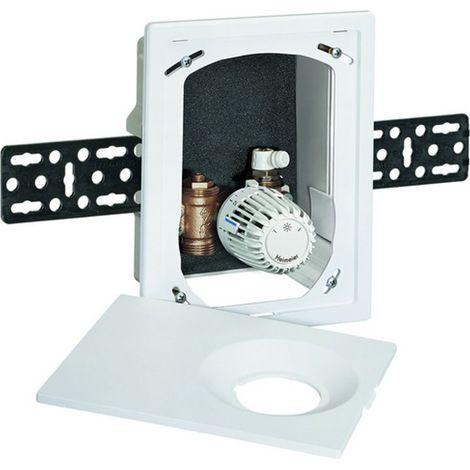 HEIMEIER Cassetta da incasso Multibox K con valvola termostatica, bianco RAL 9016, 9302-00.800
