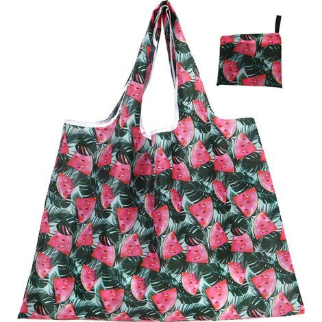 Sacs de courses réutilisables et portables, sacs de courses pliables, sacs de courses résistants, sacs fourre-tout imperméables (1/5)