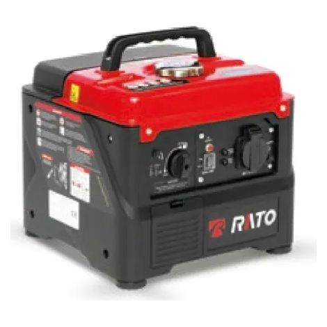 Generatore portatile Rato R1000i potenza max 0,8kW peso 12Kg motore a benzina