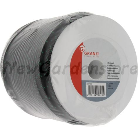 Ø  4,5 mm rollo de cuerda de arranque 100 m para cortacéspedes cortacéspedes, motosierras y recortadoras