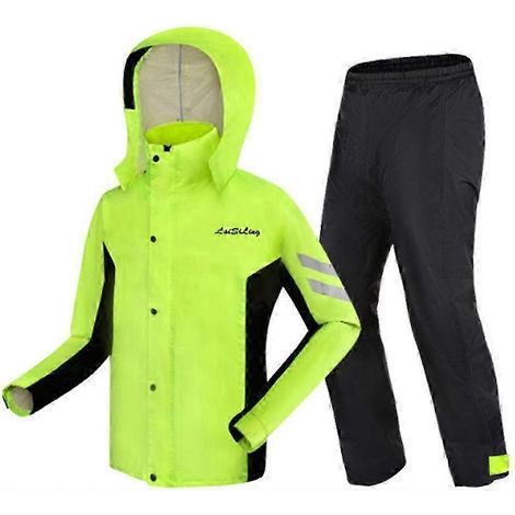 Ensemble imperméable pour moto, coupe-vent, imperméable et respirant, bandes réfléchissantes, tailles M/L/XL/2XL/3XL