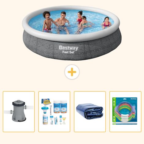 Bestway Bestway Fast Set Ronde - 366x76 cm - 5-pièces S282 (1/5)