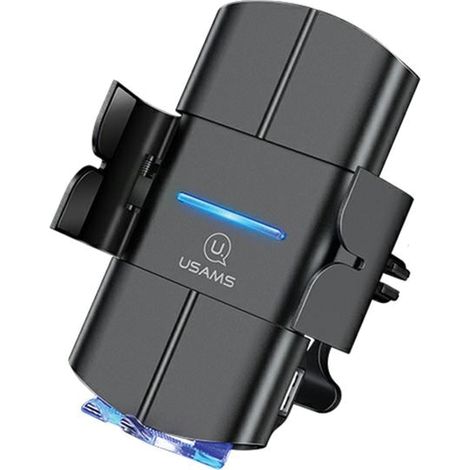 Soporte de inducción USAMS US-CD133 10W Automático para rejilla de ventilación negro/negro Starod CD133ZJ01
