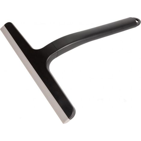 Brosse de nettoyage pour douche et vitres, lot de 1, largeur de nettoyage 23 cm, avec lèvre en silicone, pour un nettoyage sans traces du verre, acrylique, brosse de nettoyage pour vitres (1/5)