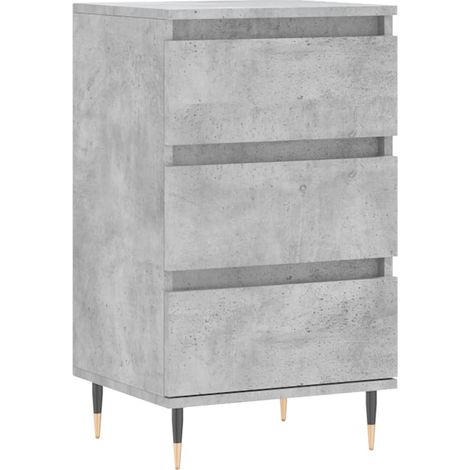 Credenza buffet cassettiera mobile contenitore organizer cucina soggiorno soggiorno 40 x 35 x 70 cm derivati del legno grigio 020031929