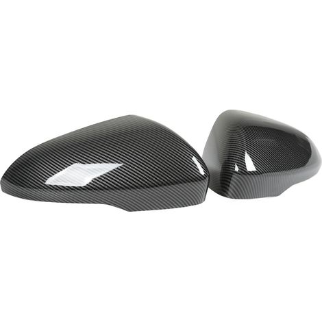 Außenspiegelkappen in Carbonfaser-Optik (2 Stück), Ersatz für Ford Fusion ab Baujahr 2013, linkes und rechtes Spiegelgehäuse, Carbonfaser-Stil (1/5)