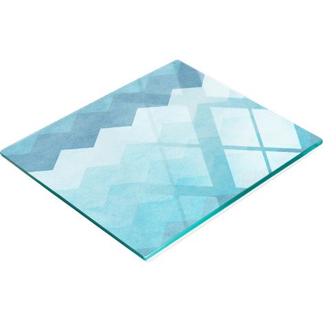 Tabla de cocina decorativa multifuncional con estampado de espiga, 60x52 cm (1/5)