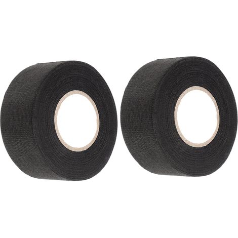 2 rouleaux de ruban isolant noir ignifugé et résistant à la chaleur (1/5)