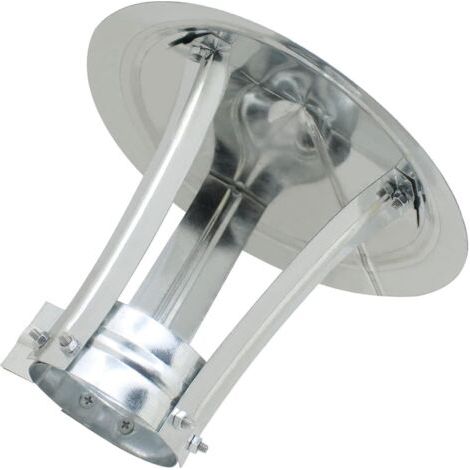 QORVA-90mm diamètre intérieur Chapeau anti pluie cheminée terminal vertical poele granulés bois pellet capot conduit fumée couvercle capuchon pour four