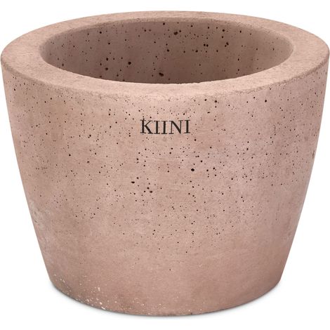 KIINI Beton-Outdoor-Topfblumen-Blumenständer für den Innenbereich - Garten M Schokolade (1/3)