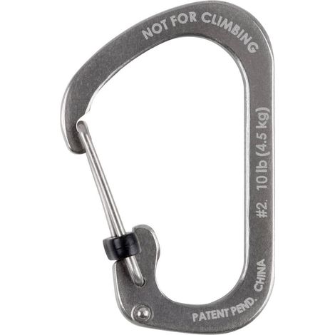 NITE Ize CSL2-11-R6 Moschettone SlideLock Gr. 2 8.9 mm x 43.6 mm x 2.5 mm 1 pz.