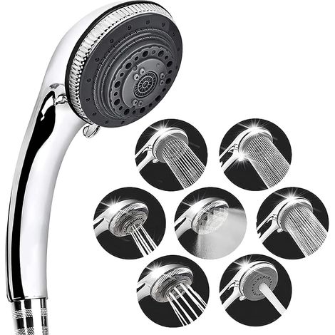 Doccia a 7 getti, rinforzata, a risparmio idrico. - AquaForge (1/5)