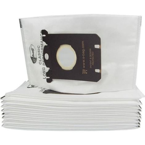 Sac de poussière de sacs d\'aspirateur de 10 morceaux pour le filtre d\'aspirateur d\'Electrolux et S-BAG (1/4)