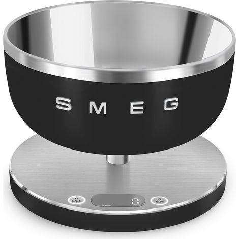 Smeg KSC01BLMWW Küchenwaage schwarz 5kg Präzision 1g (1/4)