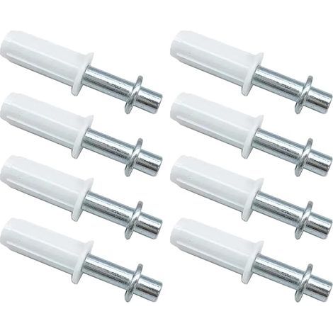 Ensemble de 8 portes pliantes, quincaillerie pour porte de placard pliante, pivot supérieur, à ressort (blanc) (1/4)