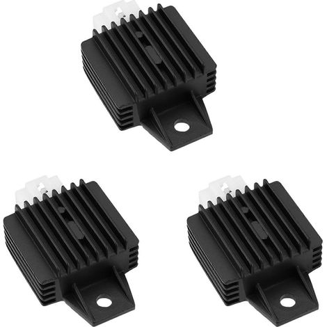 Régulateur-redresseur 3X 4 broches pour quad, moto et vélo 90cc, 110cc, 125cc, 140cc et 200cc (1/5)