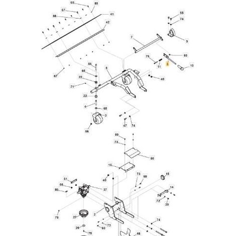 ORIGINAL STIGA-EINSTELLHEBEL – 118890076/0