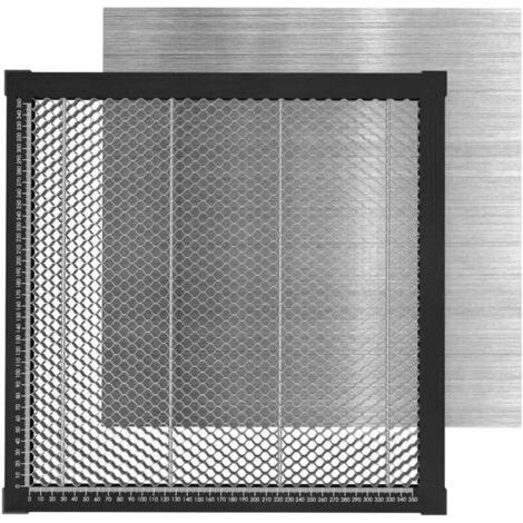 400 x 400 mm Laser-Waben-Arbeitstisch, mit Maßen für CO2-/Dioden-/Faser-Graviermaschinen, kompatibel mit Graviermaschinen