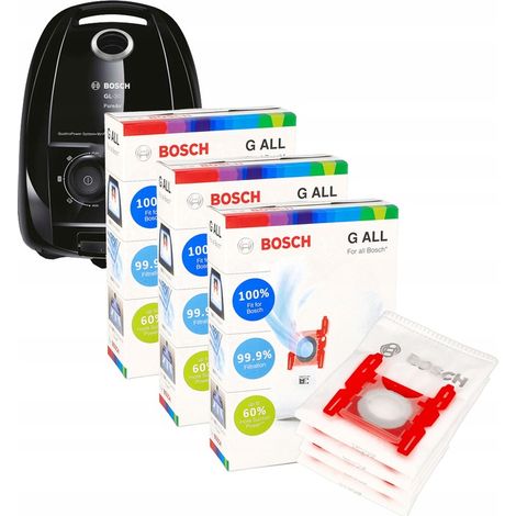 Sacchetti per aspirapolvere Bosch G ALL, 12 pezzi