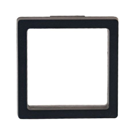 Lot de 12 boîtes à bijoux transparentes à film, format 7 × 7 cm, rangement bijoux flottant (1/5)