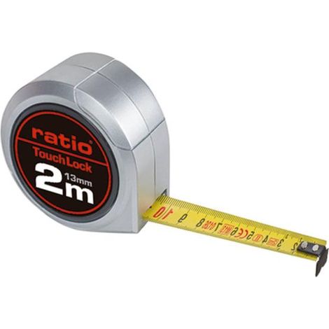 Flexómetro compacto Touch Lock Ratio - (1/3)